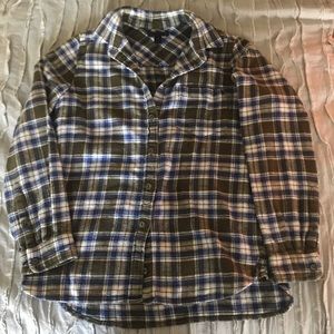 J crew Plaid button down
